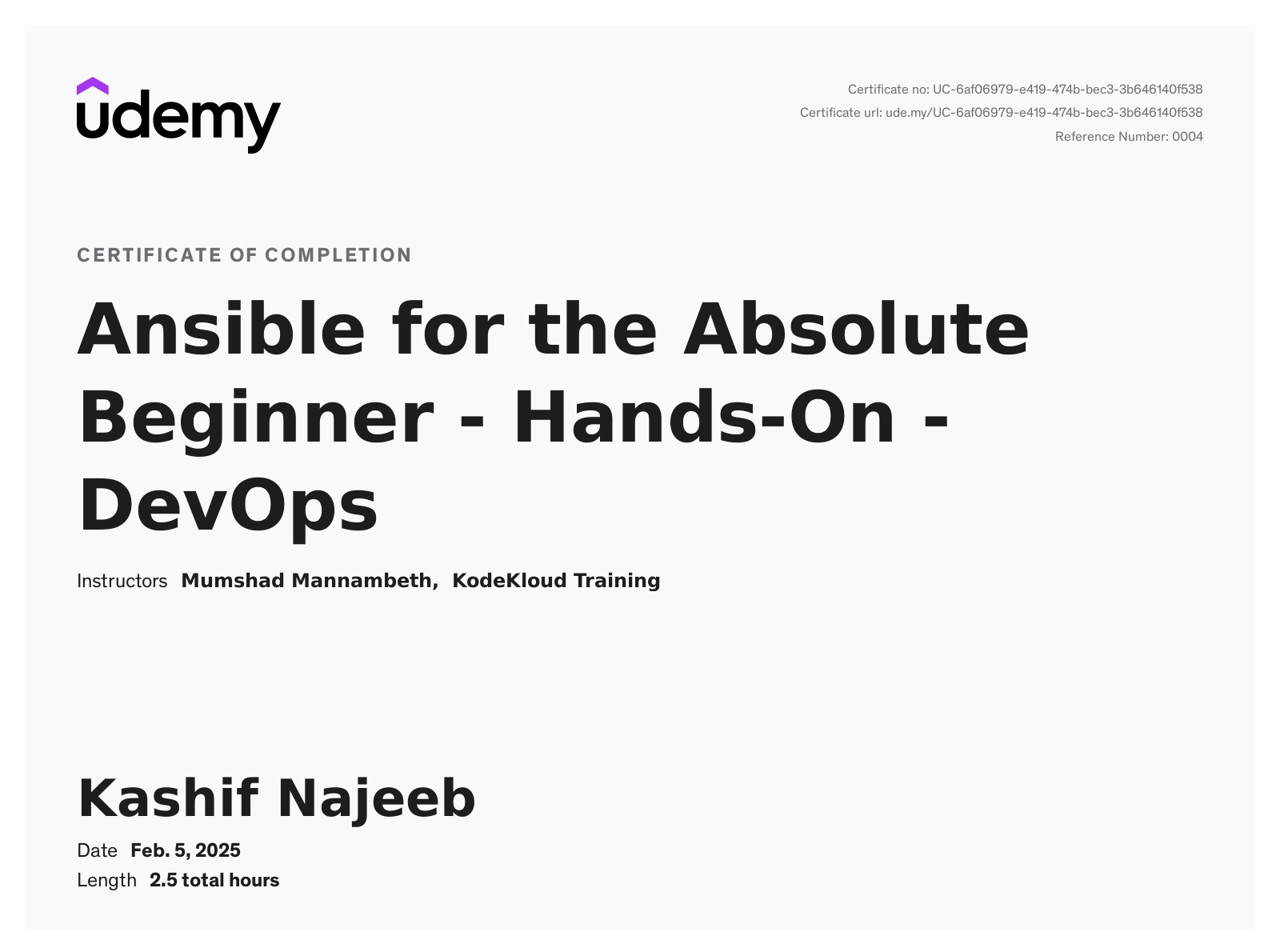 Ansible for the Absolute Beginner - Hands-On - DevOps
