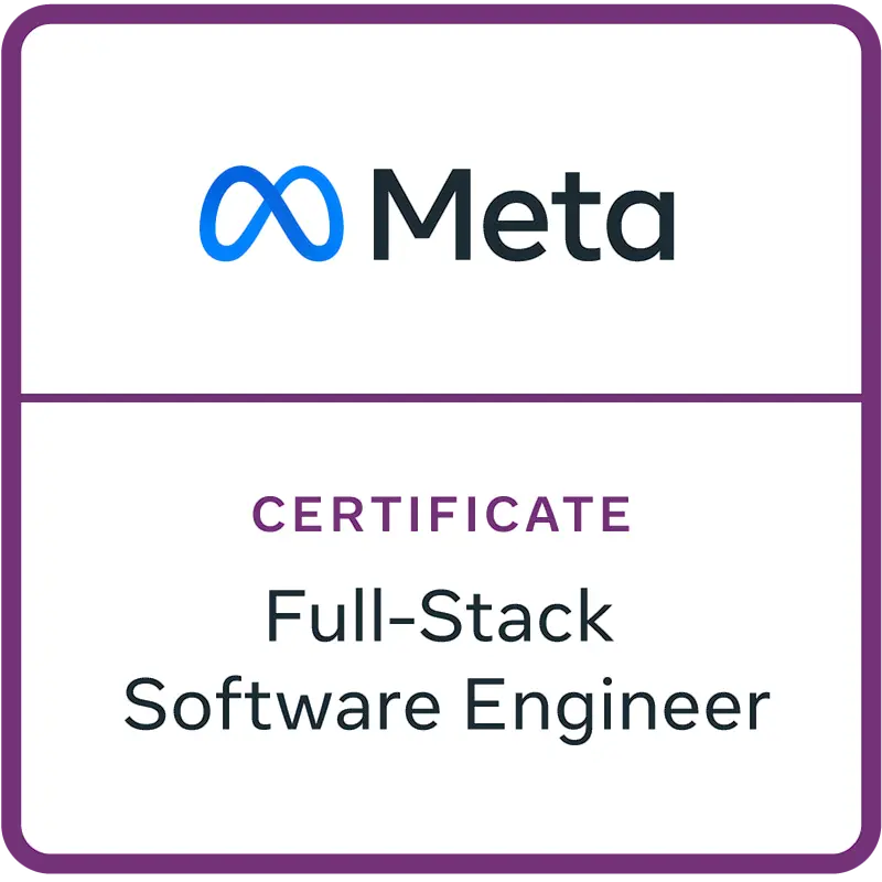 Meta Full-Stack Developer Badge